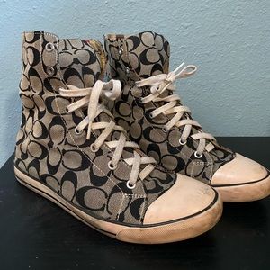 Coach hightop sneakers